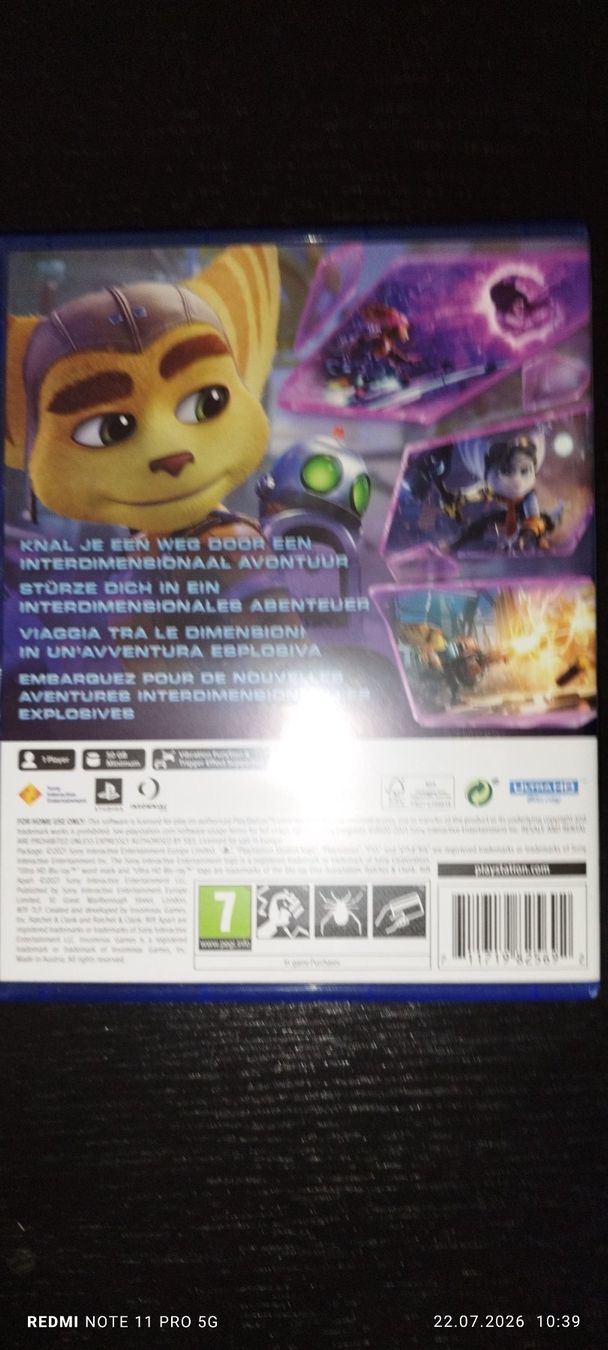 Sony Giochi: Ratched Clank /  Rift Apart – Usato da Winterthur venduto da prisonmalteser 1