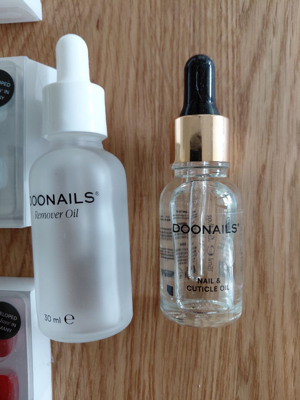 Unghie finte: Doonails Soft Gel press ons mit Remover- und Nagelöl – Nuovo (secondo la descrizione) da Geuensee venduto da sonnenstunden 2