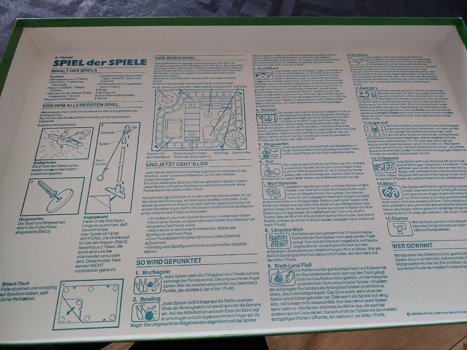 Spiele: Spiel  der Spiele  von  MB 1986 – Gebraucht aus Zetzwil von lanst08 7