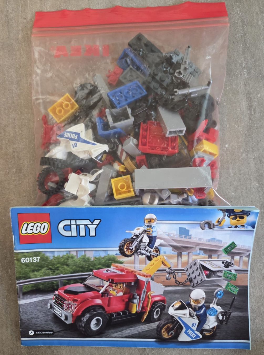 Lego Giocattoli: Abschleppwagen auf Abwegen 60137 – Usato da Steinen venduto da bra_9w8w 1