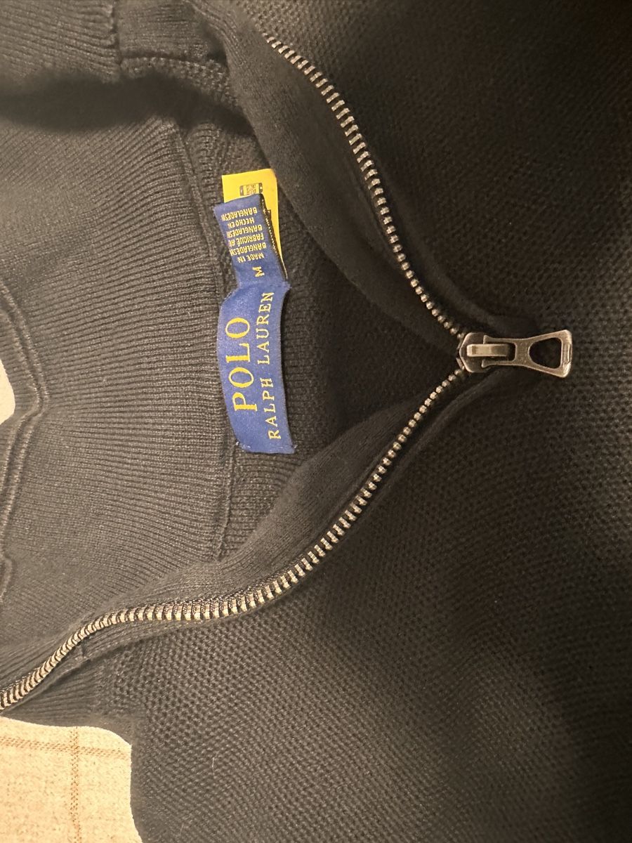 Ralph Lauren Maglioni & Felpe: Black Ralph Lauren Quarter Zip Pullover - Size Medium – Usato da Gattikon venduto da 386ComicEmpire 1