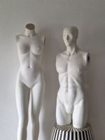 2 Schaufensterpuppen / Mannequins – Damenfigur & Herrentorso