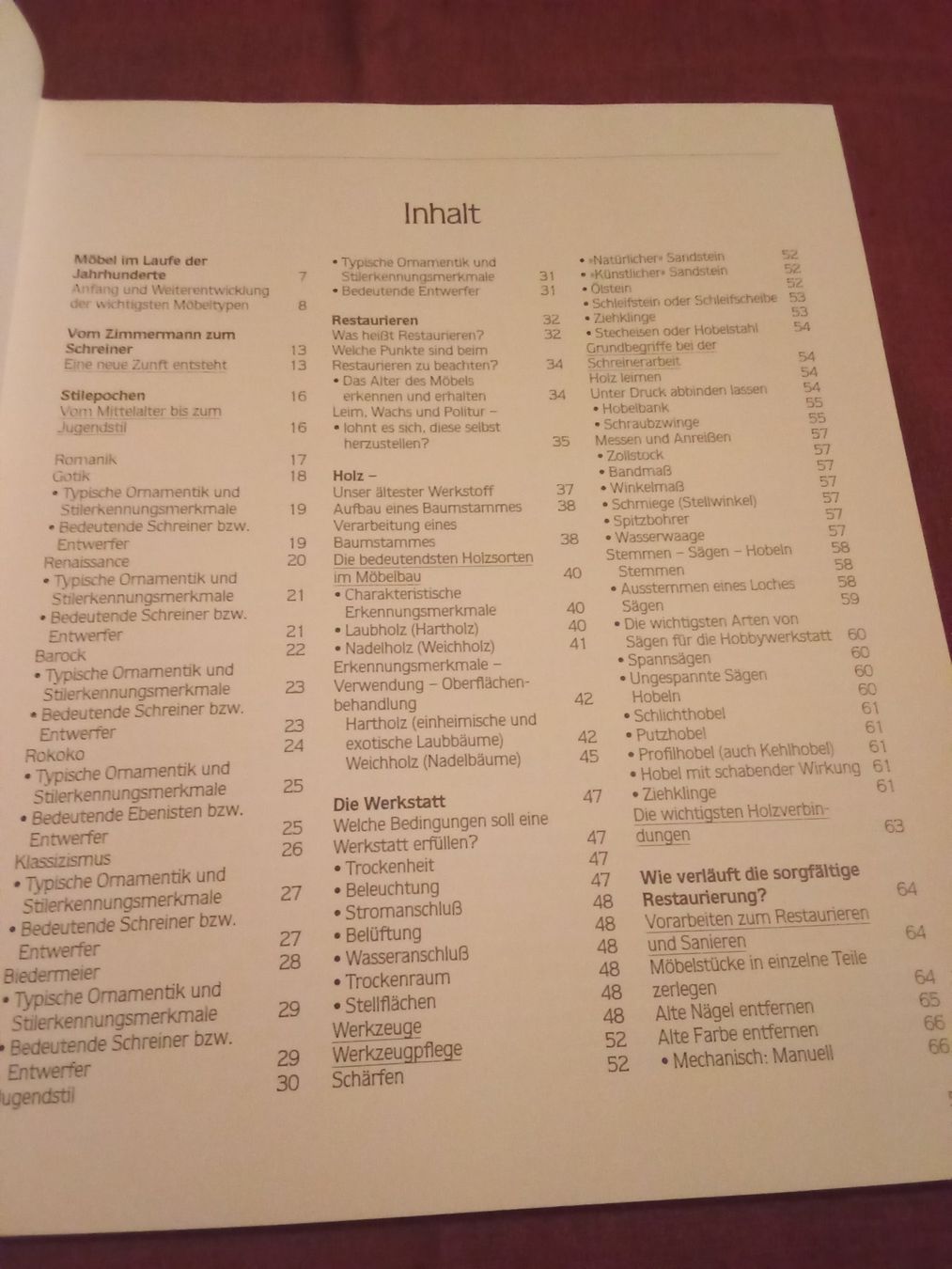 Libri: Ellinor Schnaus-Lorey - Restaurieren von Möbeln – Usato da Remetschwil venduto da Privatflohmi 1