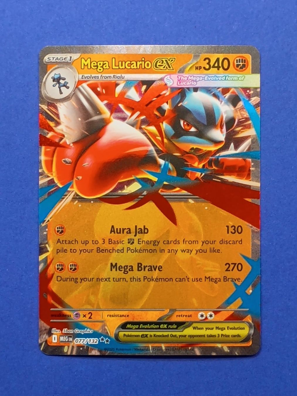 Pokémon Sammelbilder & Trading cards: Pokemon TCG Mega Evolution Mega Lucardio ex 077 🇬🇧 – Neu (gemäss Beschreibung) aus Zürich von Solo_Poke