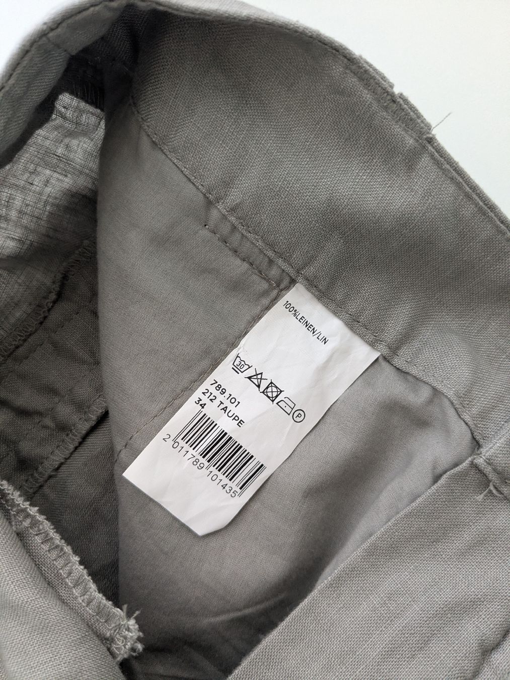 Maddison Hosen: Damen Hose beige Grösse 34 Leinen  – Gebraucht aus Rorschach von olg_5qq2 6