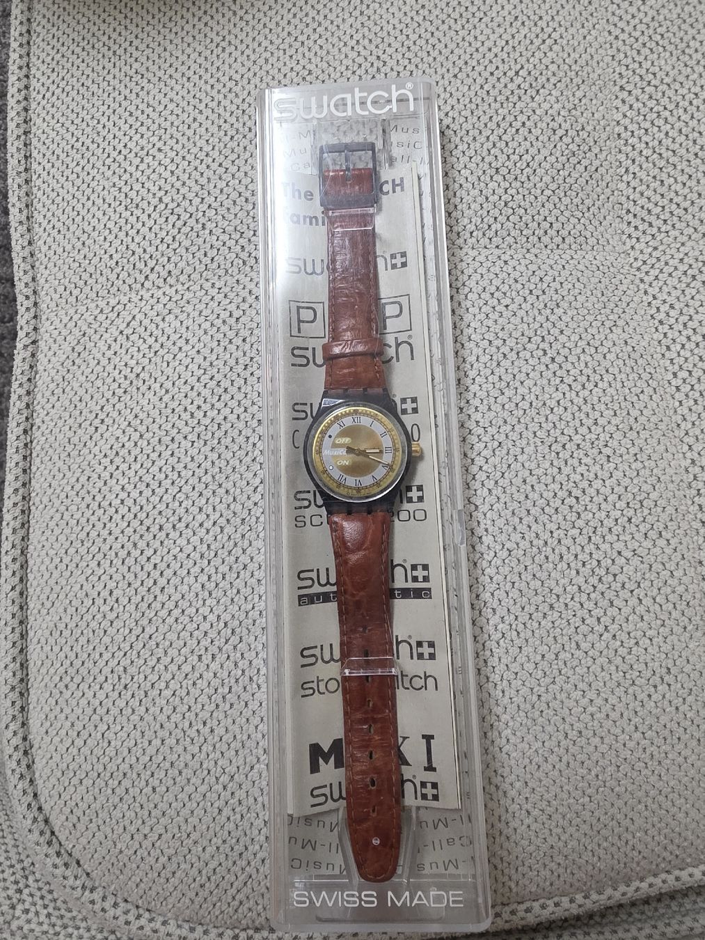Swatch Orologi: Originale Swatch Musicall von 1994: "Sax" – Usato da Basel venduto da Nora2020 3