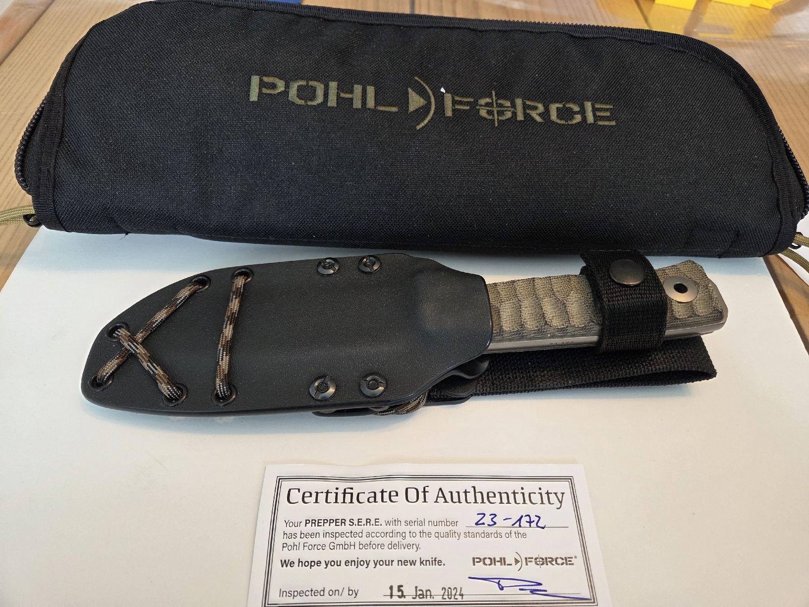 Coltellini militari: Messer Pohl Force  PREPPER S.E.R.E – Nuovo (secondo la descrizione) da St. Margarethen TG venduto da Widmer33