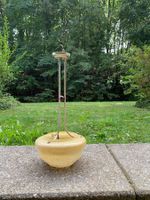 Vintage Art Deco | Bauhaus Deckenlampe marmoriertes Glas