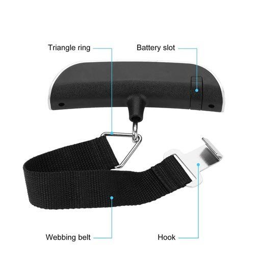 Altre valigie & borse da viaggio: Digitale Gepäck-Waage – Nuovo e nell'imballaggio originale da Liestal venduto da OMAROSHOP 1