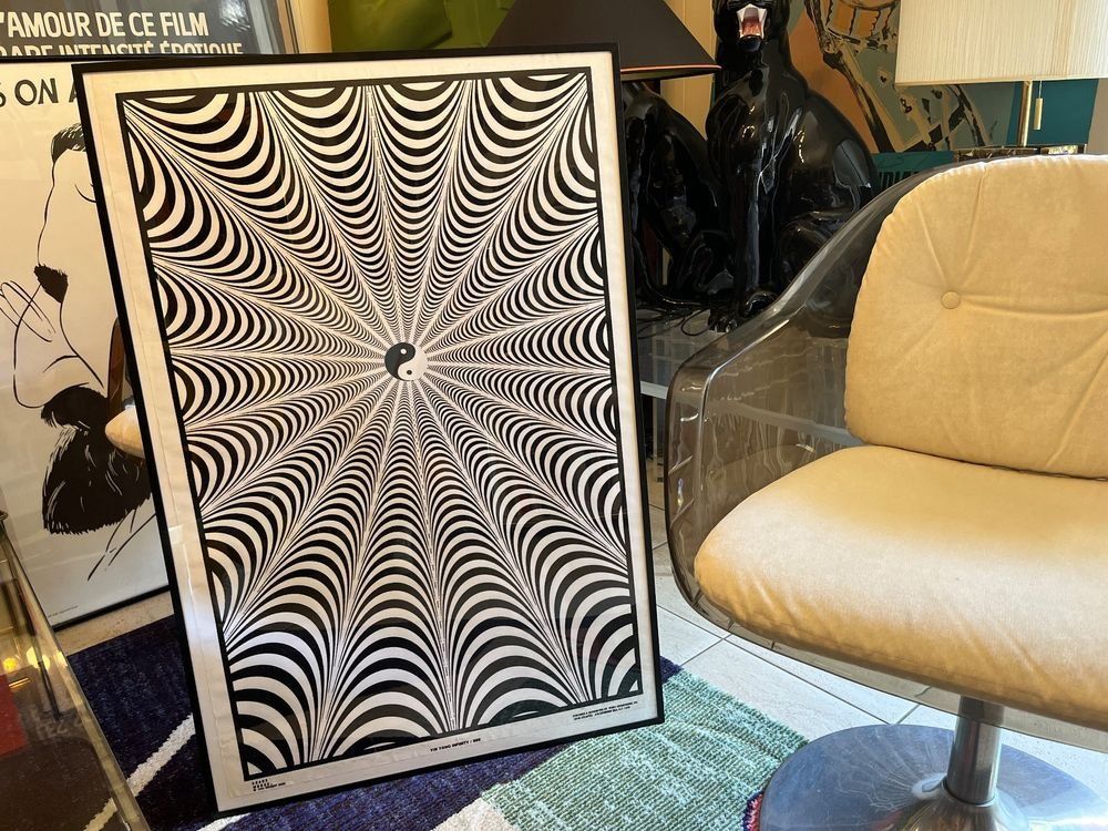 Poster & Bilder: Yin yang infinity affiche vintage – Gebraucht aus Montreux von LeVintage33 2