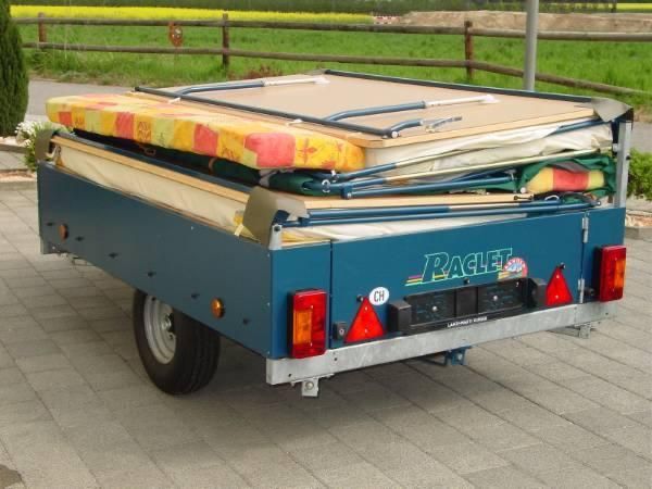 Rimorchi: Zeltklappanhänger Raclet 609B – Usato da Ruswil venduto da juricado 1