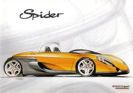 Renault Sport Spider - Original Prospekt im Topzustand