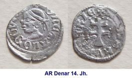 AR Denar 14. Jh.