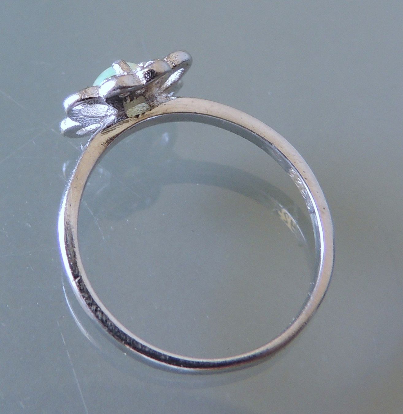 Anelli: Opal Silber 925 Fingerring Gr. 49 – Usato da Waldenburg venduto da schaller707 6