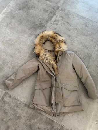 Parka Woolrich John Rich Bros beige taglia 8 anni 