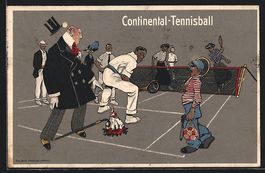 Continental-Tennisball, Tennisspiel, Bal