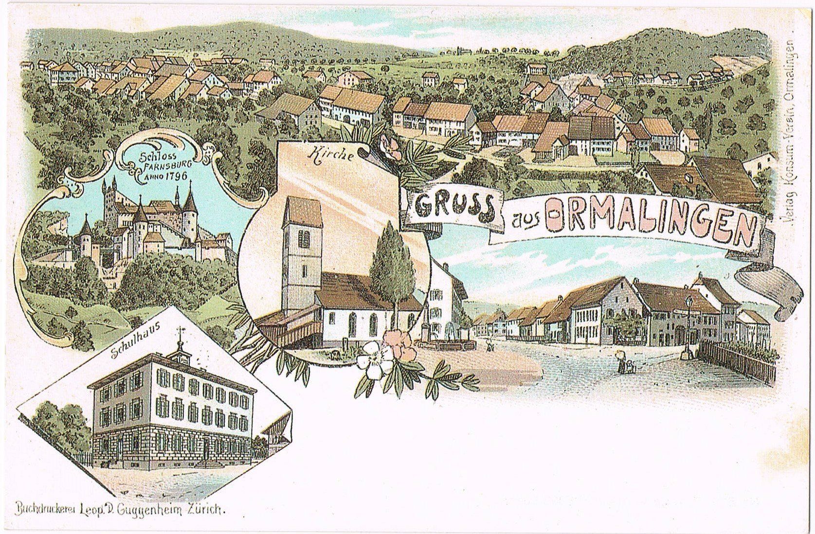 Cartoline postali: ORMALINGEN, Repro-AK – Nuovo (secondo la descrizione) da Buchs AG venduto da Baerfisch