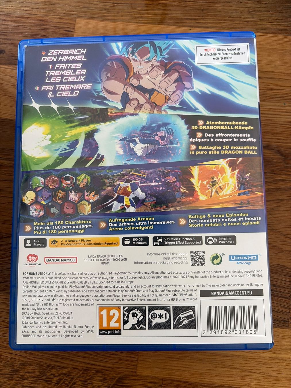 Giochi: Jeu PS5 Dragon Ball Sparking Zero état comme neuf – Usato da Burgdorf venduto da kar_m6tw 1