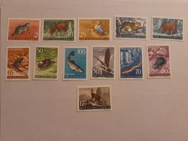 Yougoslavie timbres animaux neufs