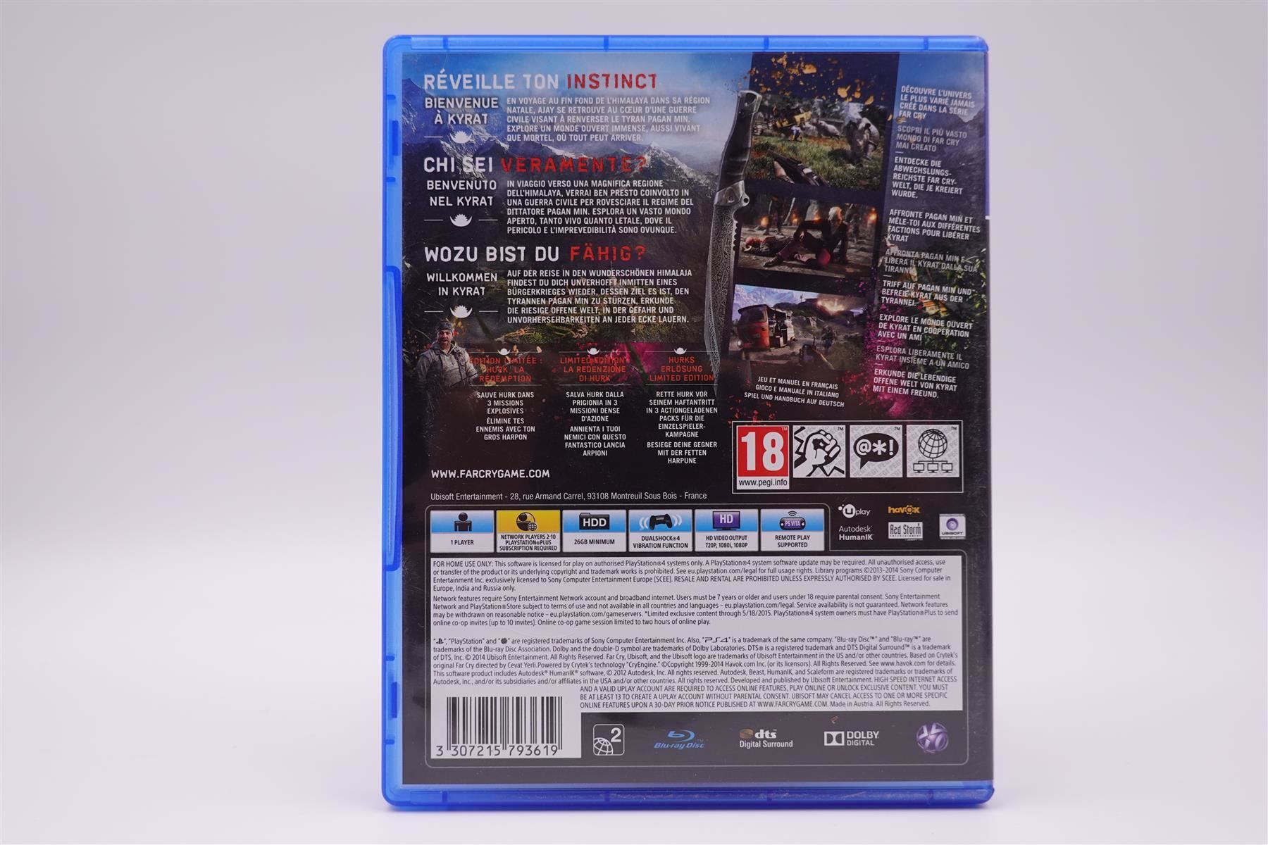 Sony Giochi: Far Cry 4 (PS4) – Usato da Herisau venduto da ZelliZone 1