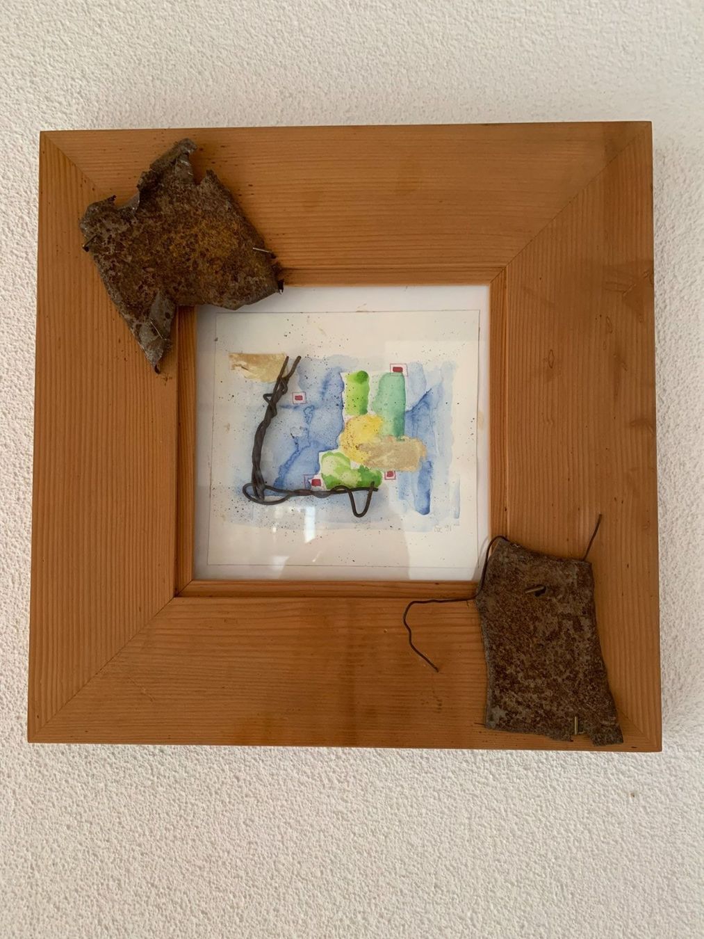 Foto & Immagini: Aquarell Bild mit Rost&Gold – Usato da Dintikon venduto da Miro003