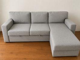 Ikea Barslov sofa bed grey - 236 x 153cm
