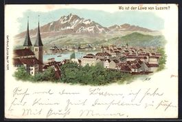 Litho Luzern, Wo ist der Löwe?, Panoram