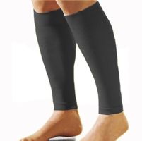 Elastische Unisex Stützstrümpfe Schwarz 1 Paar
