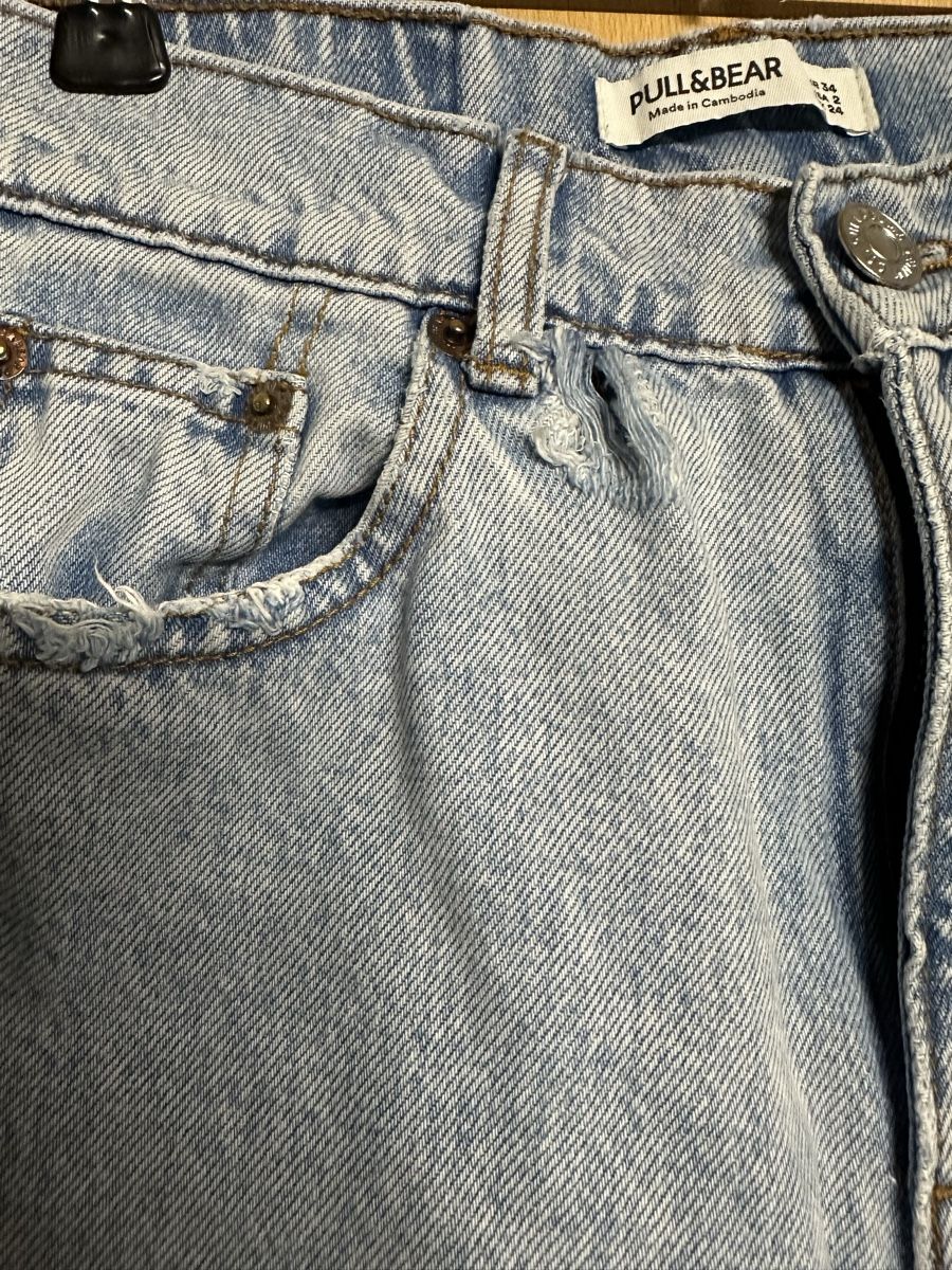 Pull&Bear Jeans: Pull&Bear Jeans Gr. 34, hellblau, top Zustand, Mom Jeans! – Neu (gemäss Beschreibung) aus Zollikofen von Akshy 5