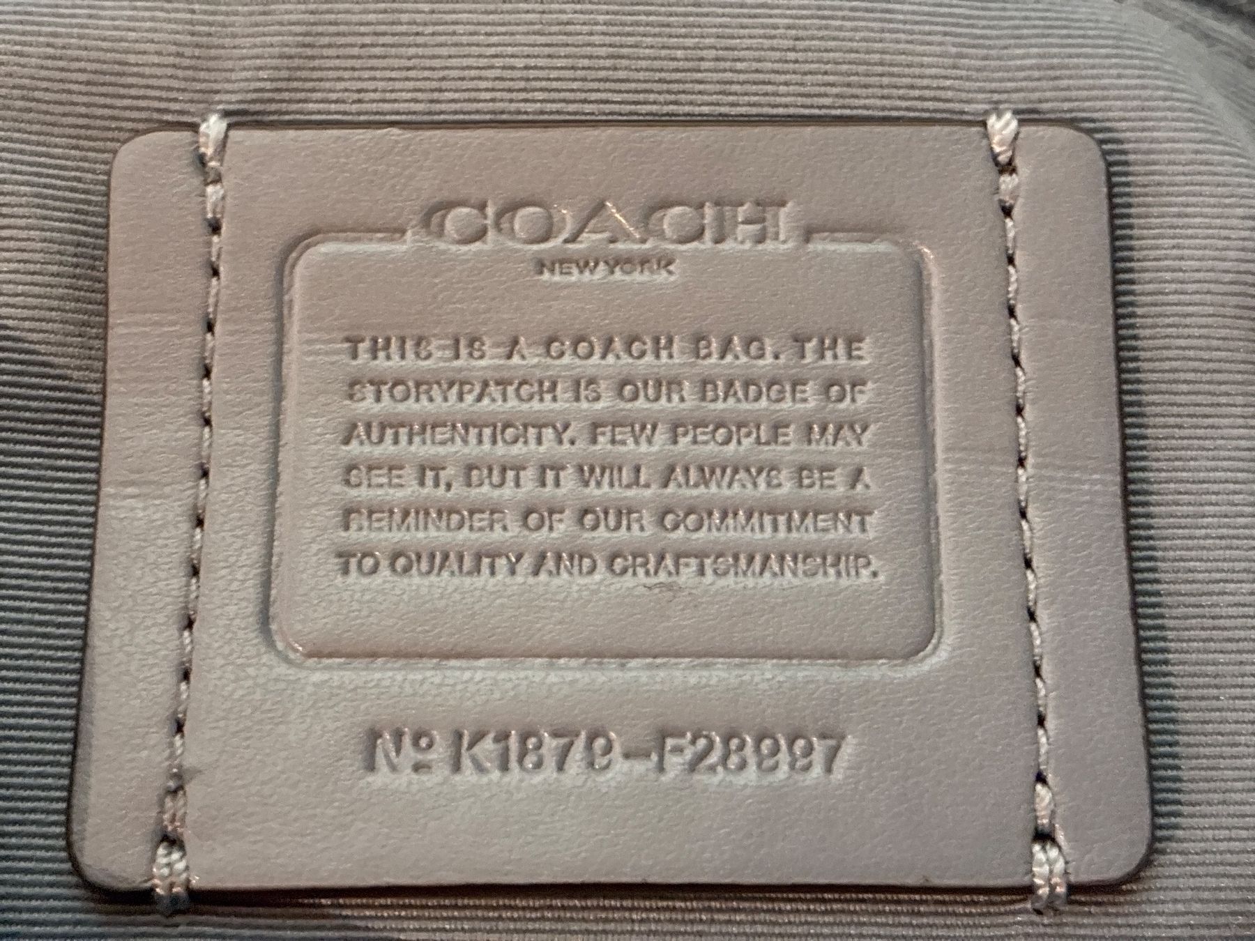 Coach Borse da donna: Coach, Handtasche, hellblau – Usato da Eggenwil venduto da mic_b5l2 4