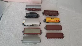 Roco/Lima/Liliput/Fleischmann 9 Güterwagen H0 GL/54