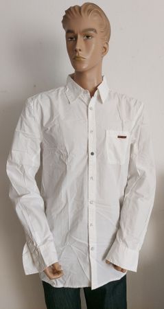 Neues Moscow Herren Hemd, Gr. XL, Weiss