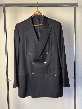 Hermès Double Breasted Suit Blazer