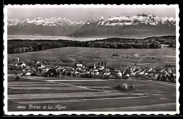 Ansichtskarten: AK Bière, Et les Alpes – Gebraucht aus Berlin von bartko-reher