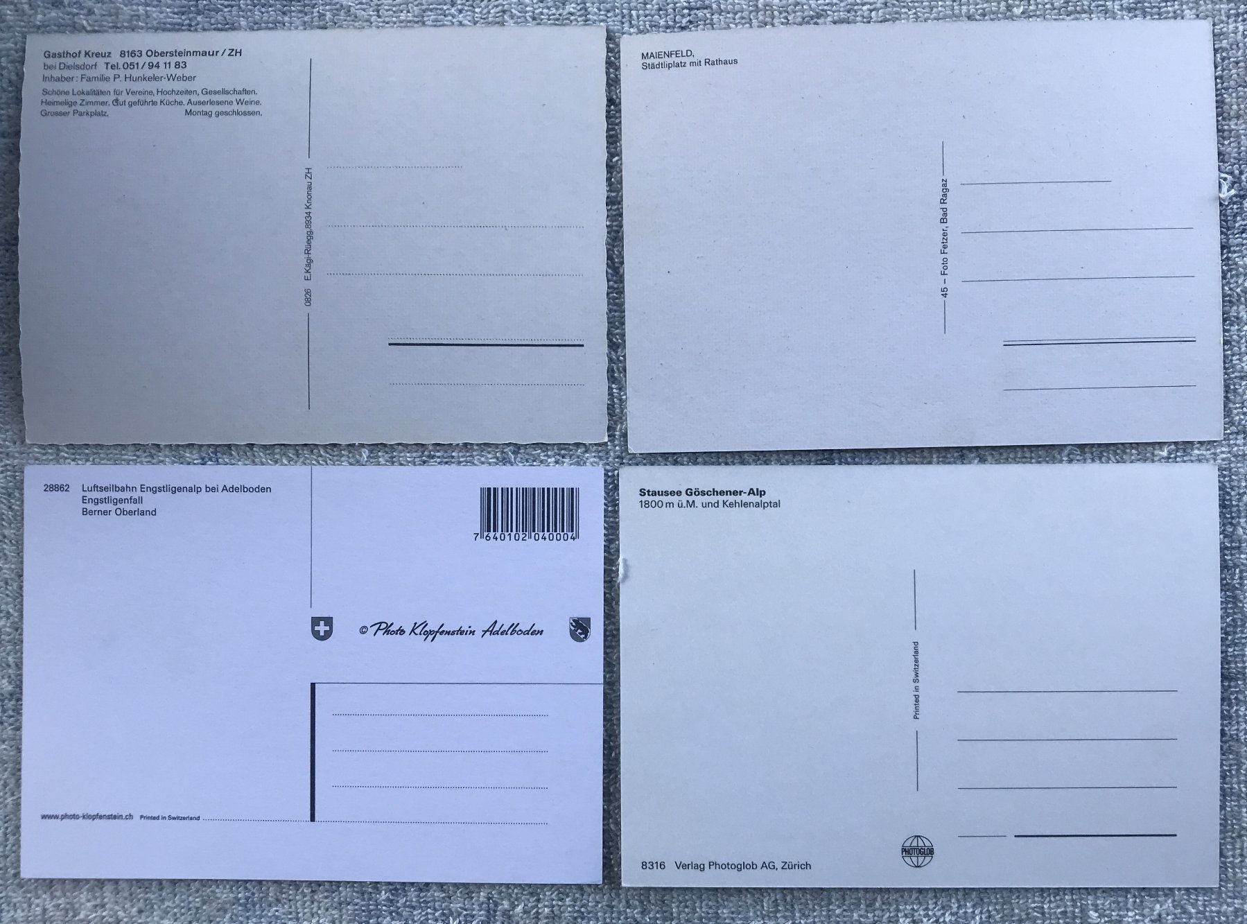 Ansichtskarten: LOT ANSICHTSKARTEN – Gebraucht aus Ostermundigen von Heavenmaus75 1