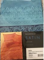 Duvet cover satin coton 200/210cm *NEUF*