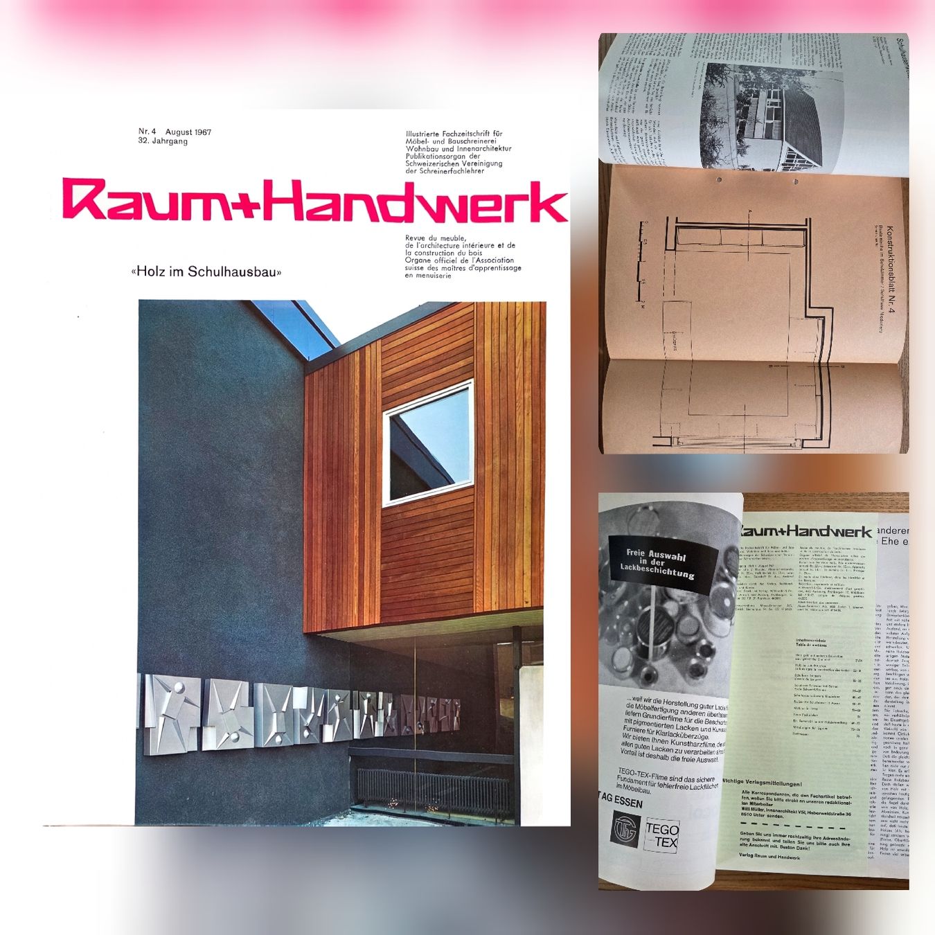 Riviste & Magazine: Raum+Handwerk Fachzeitschrift – Usato da Däniken SO venduto da sugar-honey-pie 2