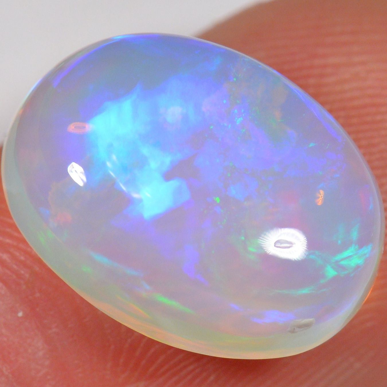 Pierres précieuses: 7.3 Karat - Heller Äthiopischer Welo Opal – Neuf (Voir description) à Rüti ZH par DeinOpal 4
