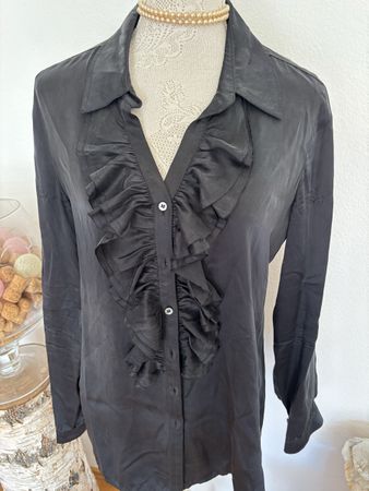 Bluse Seide Gr. 38