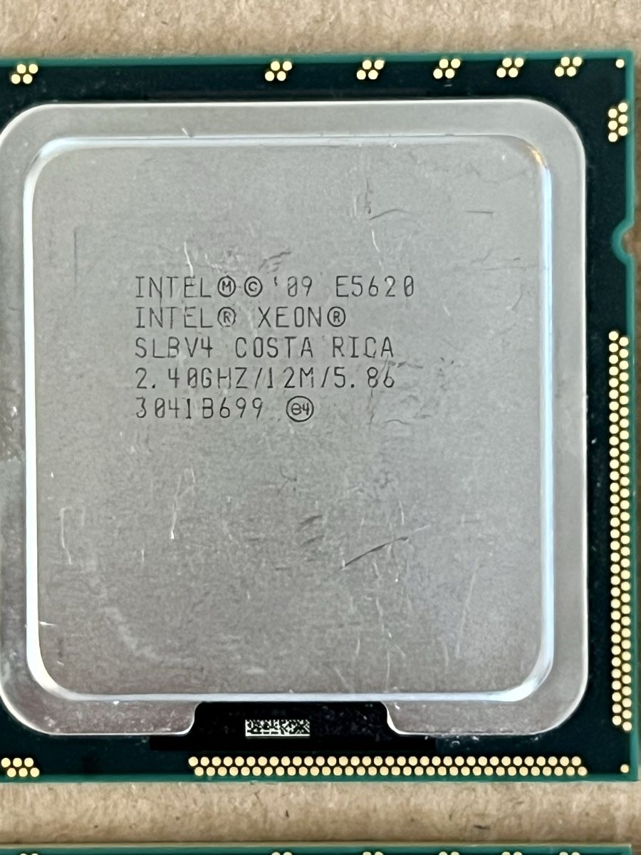 Intel Elektronikbauteile: 6 x Intel Core Xeon E5620 2.4GHz 12MB – Gebraucht aus Lausanne von William7 1