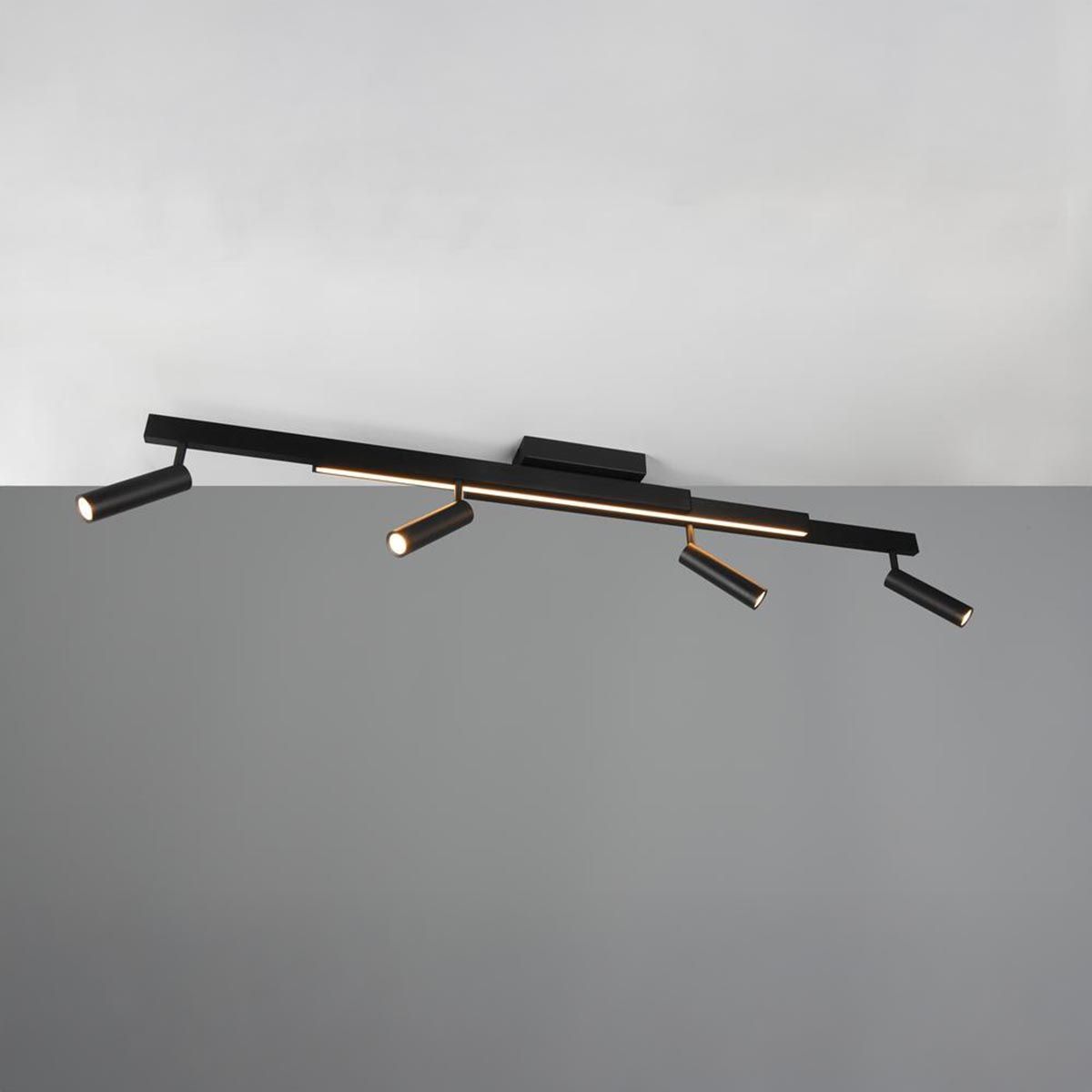 Kronleuchter & Deckenlampen: LED Deckenleuchte, Schwarz,133 cm x 8 cm – Neu (gemäss Beschreibung) aus Kreuzlingen von Smart-Light 6