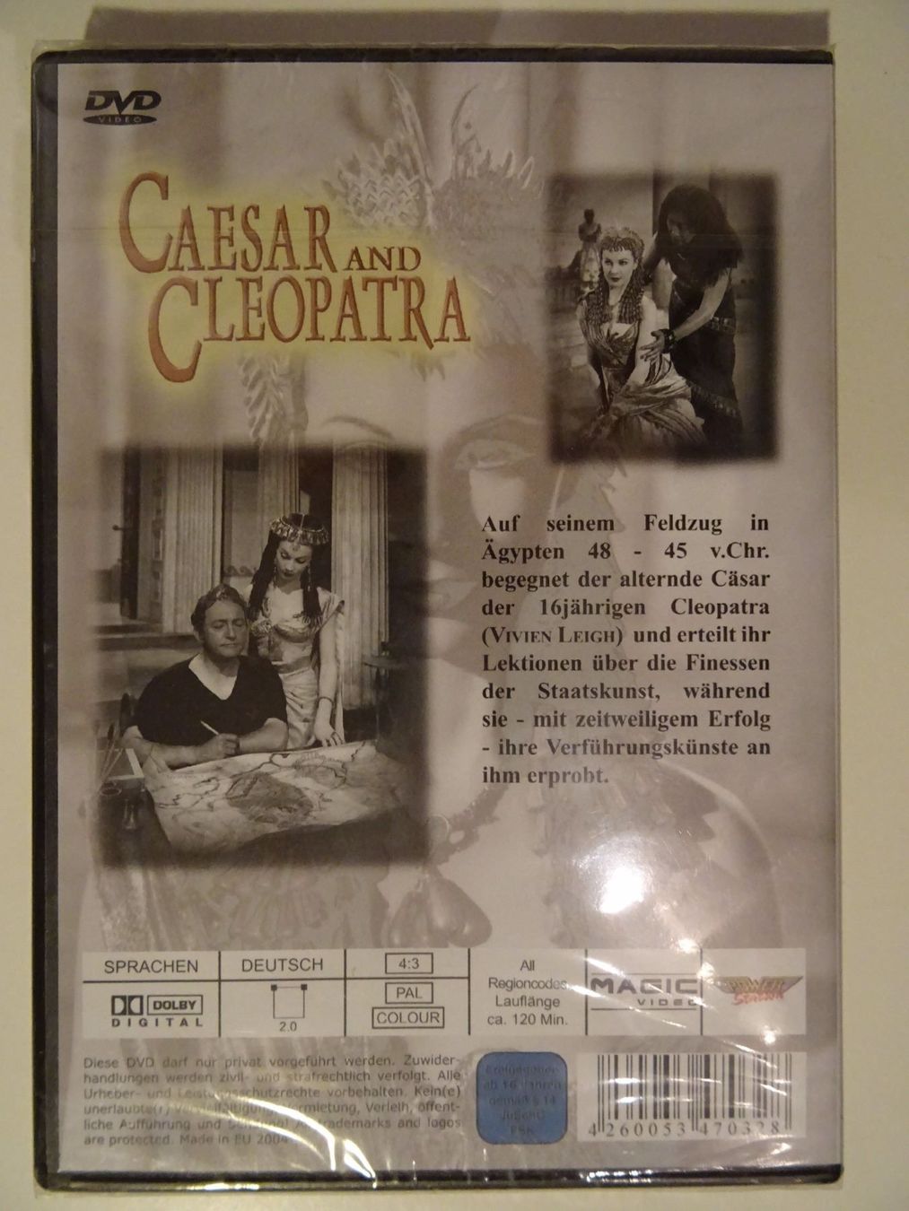 Alle DVDs: Cäsar und Cleopatra – Neu und originalverpackt aus Erstfeld von Mario_boe0 1