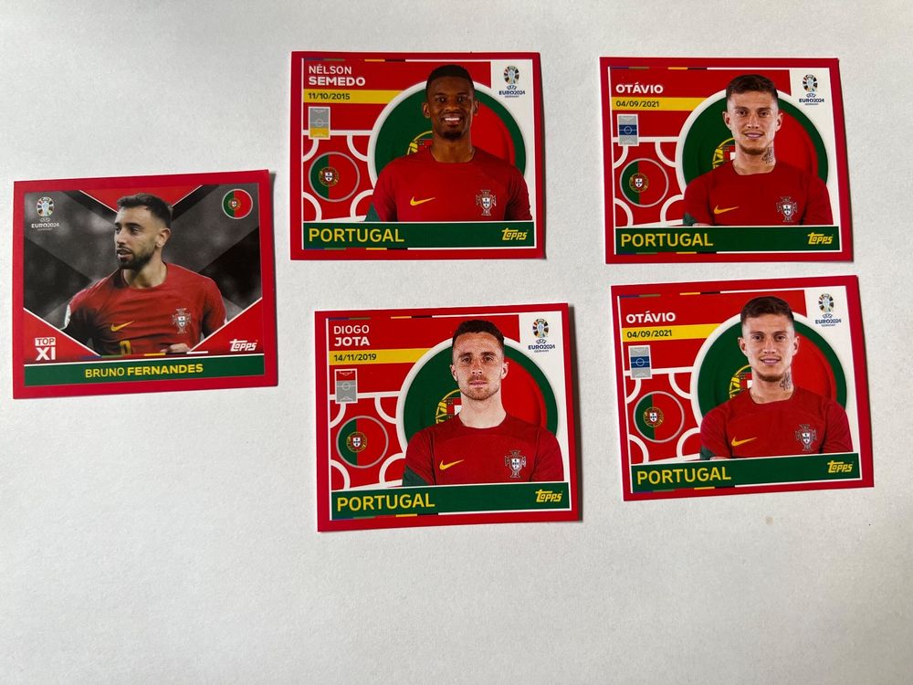 EURO 2024 STICKER POR 5,14,14,20,TOP1 (Neu und originalverpackt) in ...