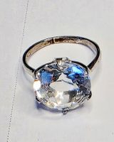 Weiss Topas Fingerring Silber