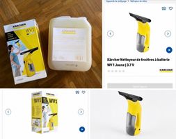 Nettoyeur de vitres Kärcher + 5L de produit Karcher - Neuf