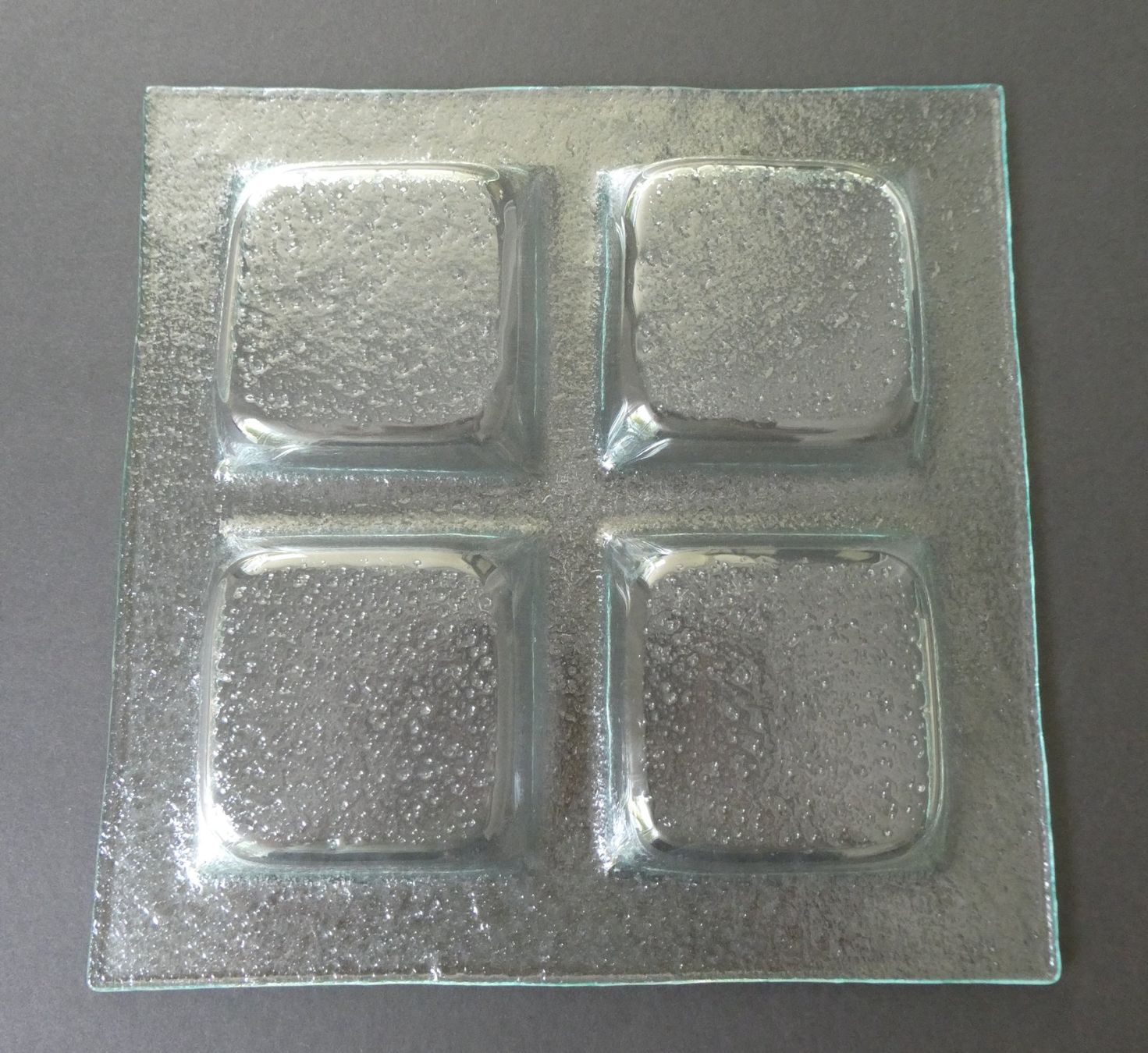 Piatti di portata: Glasschale / Platte für Apéro-Häppchen oder Deko, 24.5 cm – Nuovo (secondo la descrizione) da Watt venduto da Mandinka 2