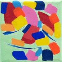 Gemälde – Jacqueline Steudler – Gouache 10 x 10 cm – Nr. 7