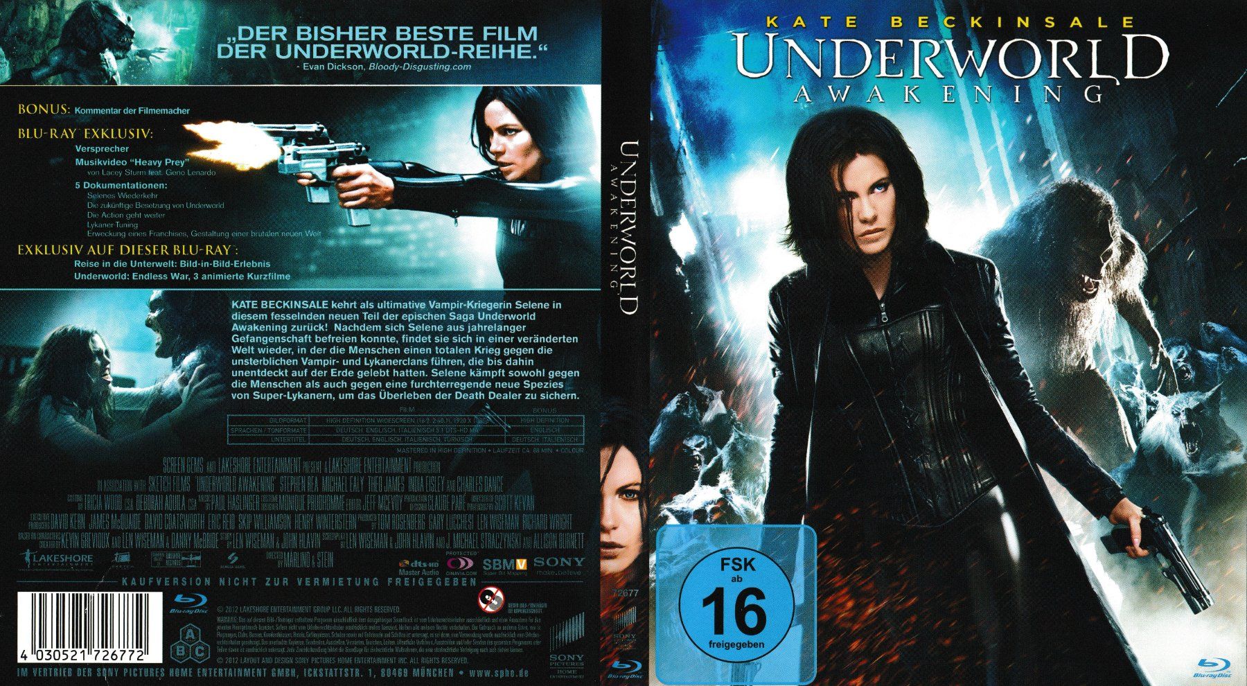 Tutti i DVDs: Blu-Ray - Underworld: Awakening – Usato da Langnau am Albis venduto da MediaRescuerKeLoX