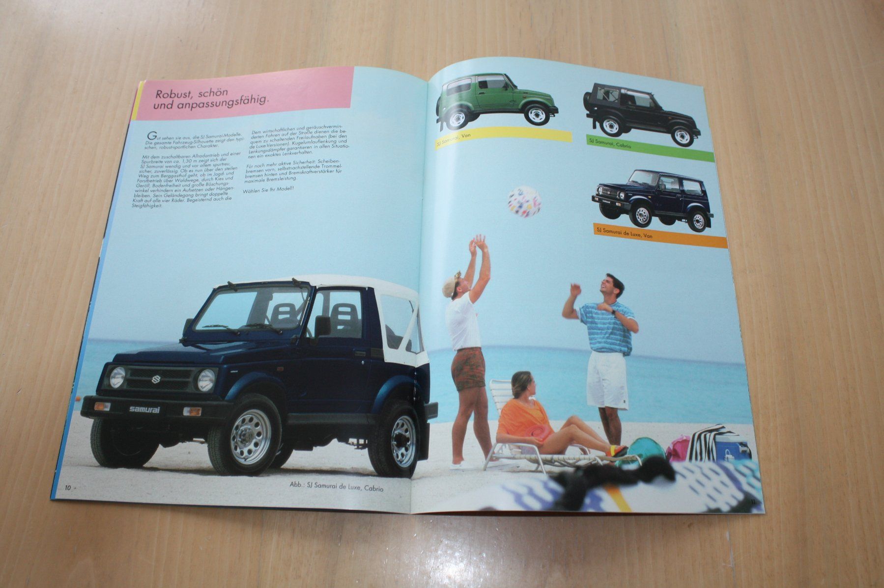 Documenti: Suzuki SJ Samurai Prospekt - 3/1992 – Usato da Wikon venduto da erwin400 4