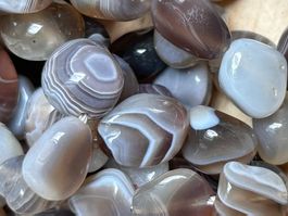 Strang echte Botswana agate Nuggets / stone 8-10 mm